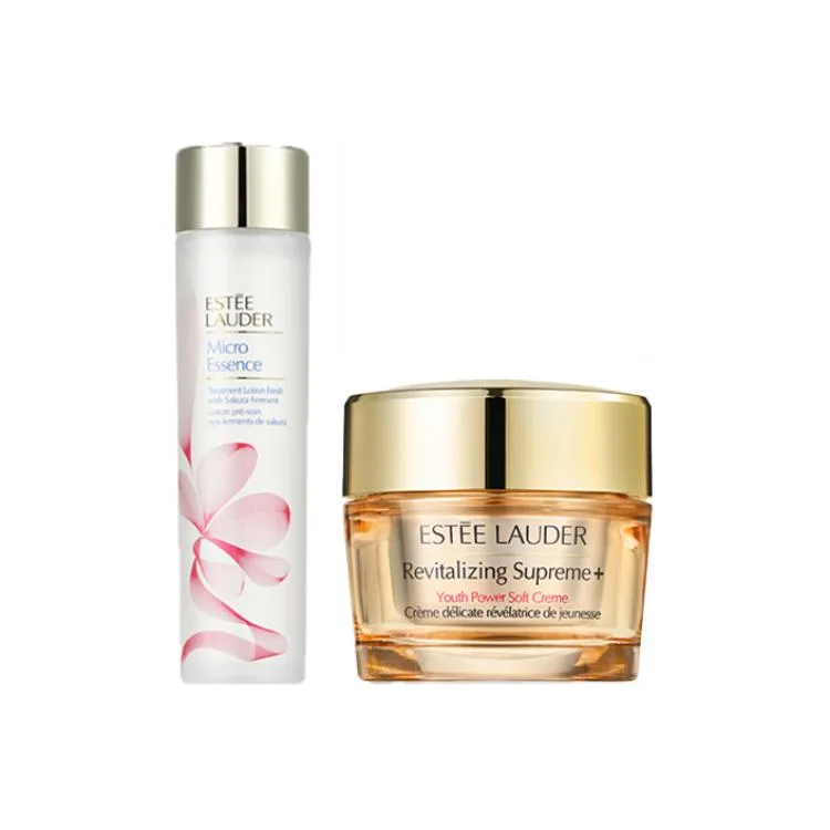 ESTEE LAUDER Набор для ухода за кожей с вишневым коллагеновым кремом, Two-Piece Set: Cherry Blossom Water 200ml+Classic Cream 30ml — фото 2