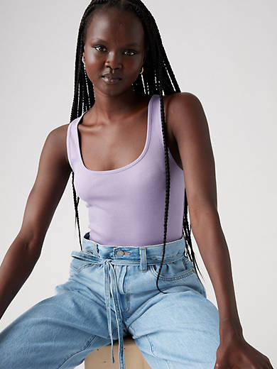 

Топ Essential Rib Levi's, цвет Blue