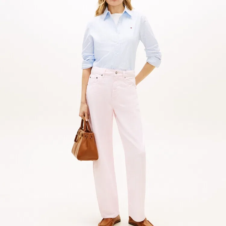Джинсы женские SS26 Tommy Hilfiger, Light Pink — фото 3