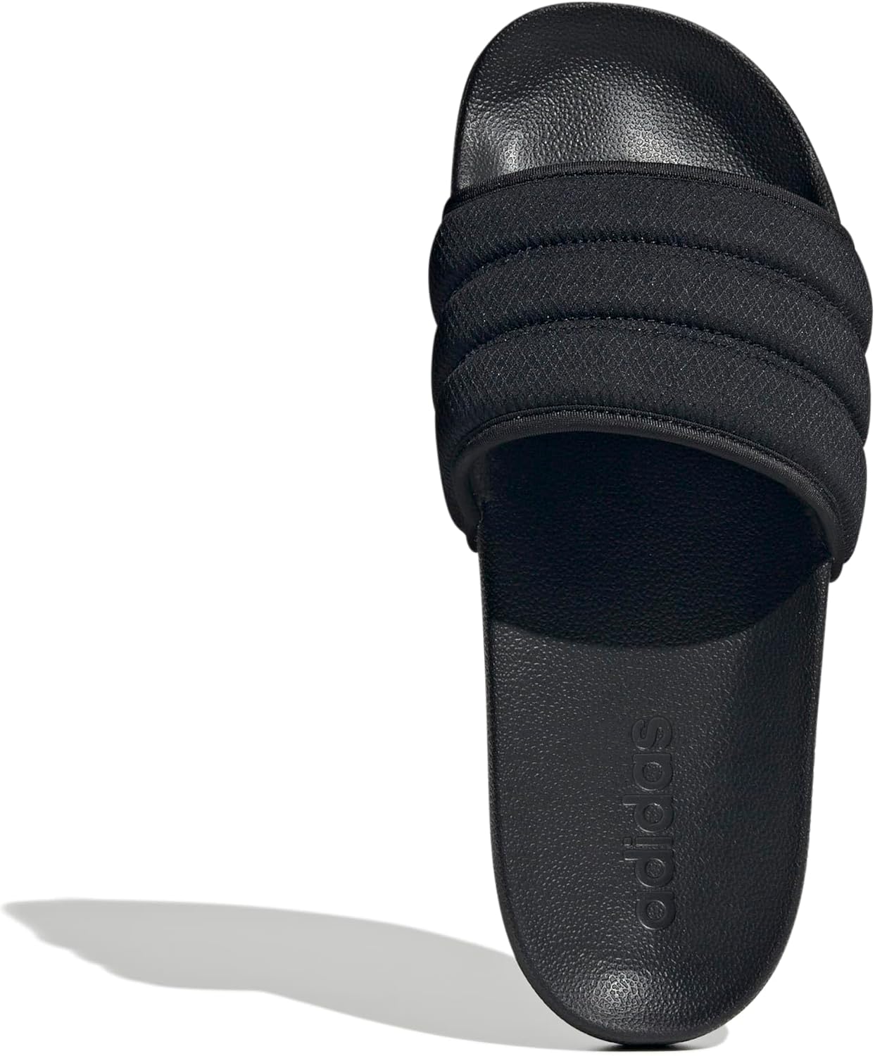 Сандалии adidas Adilette Suede для взрослых унисекс, черный — фото 2