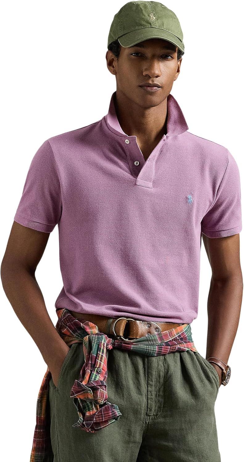 

POLO RALPH LAUREN Мужская короткая футболка Solid Mesh - Classic, Tea Rose, Розовый, POLO RALPH LAUREN Мужская короткая футболка Solid Mesh - Classic, Tea Rose