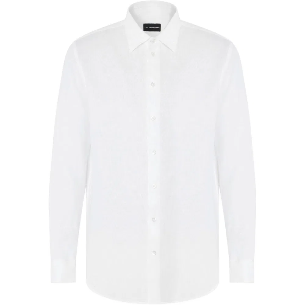 Рубашка мужская White Moderate EMPORIO ARMANI