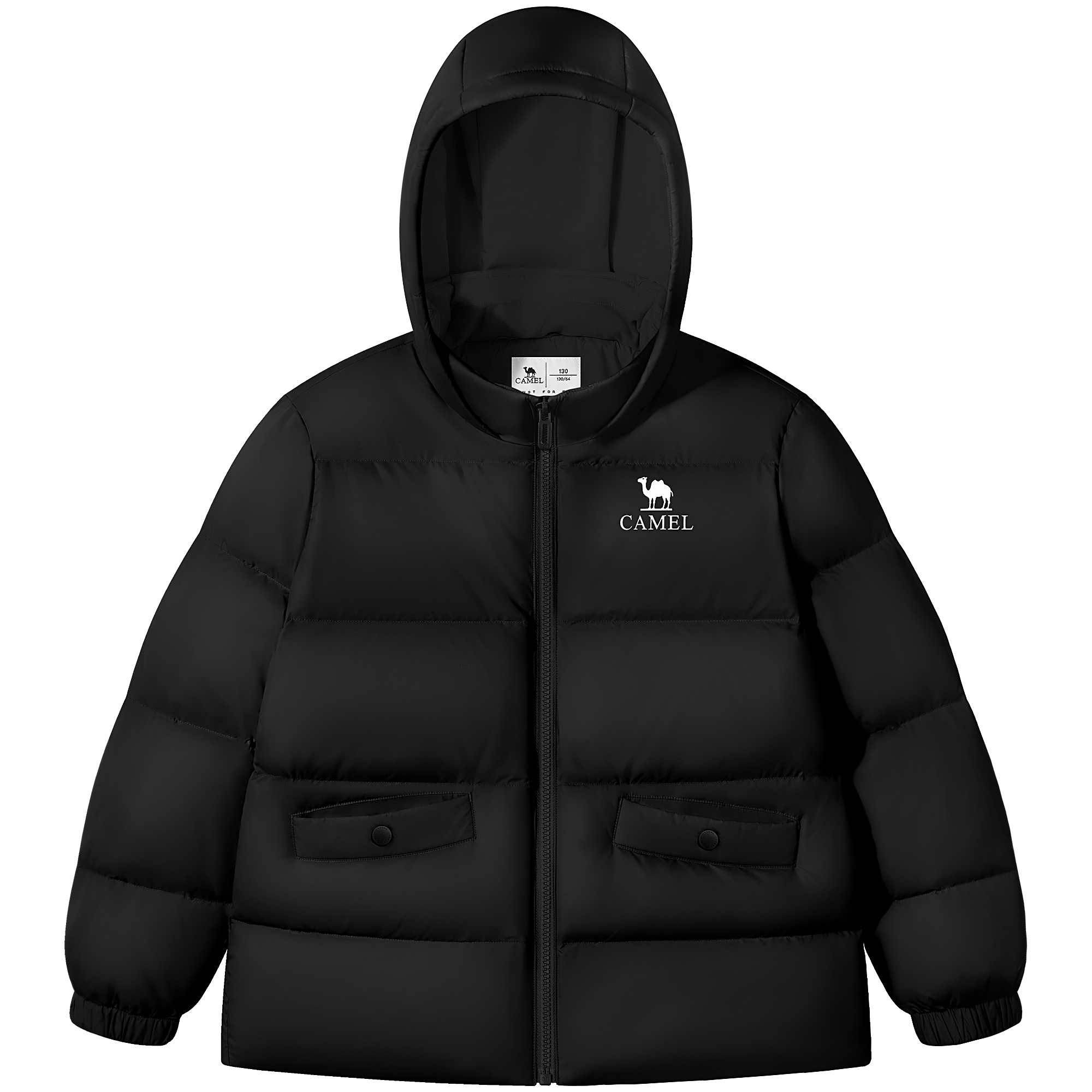 Детская пуховая куртка с капюшоном, утепленная, ветрозащитная CAMEL, smoke фиолетовый — фото 3
