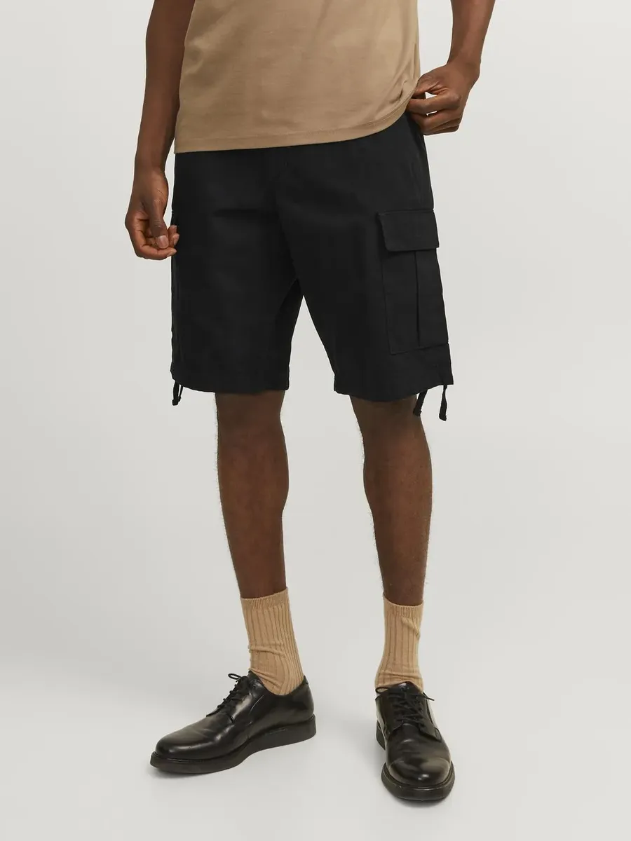 

Шорты карго Jack & Jones "JPSTCOLE BARKLEY JJCARGO SHORTS SN", черный