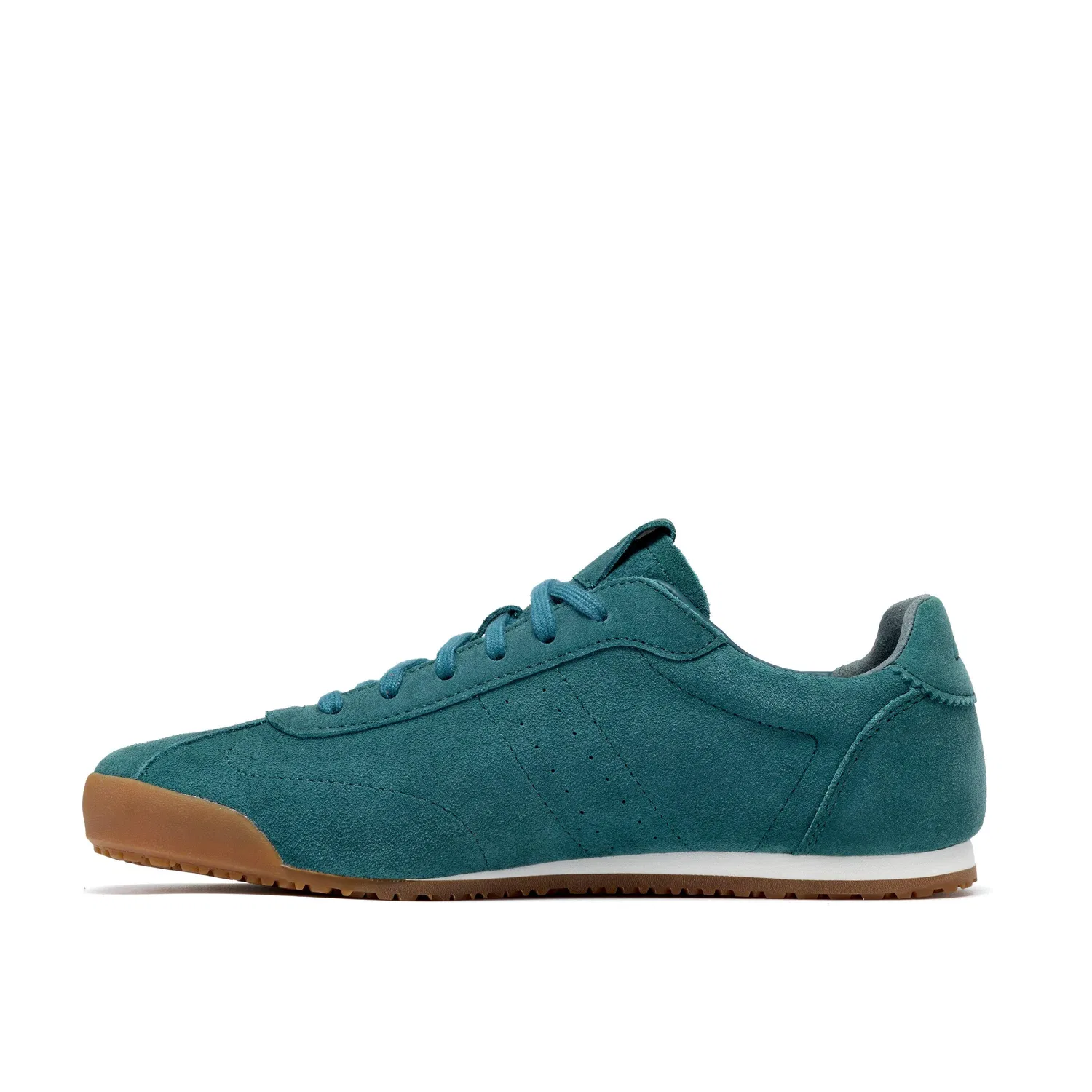 Кроссовки на шнуровке из замши Clarks, бирюзовый — фото 2