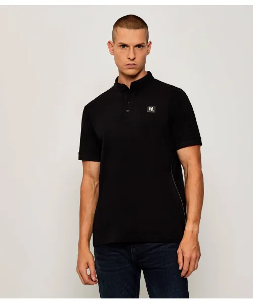 

Футболка поло Regular fit Karl Lagerfeld, черный