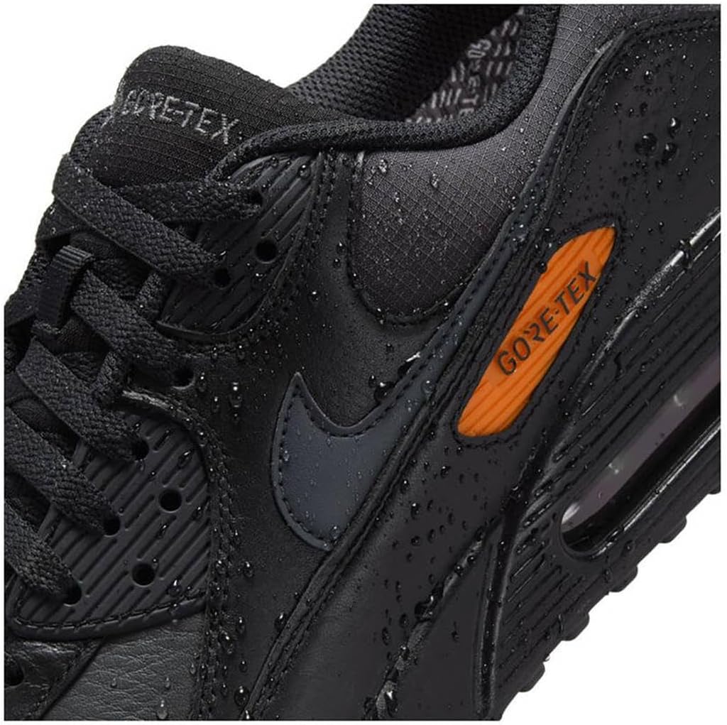 Мужские кроссовки Nike Air Max 90 GTX, черный/оранжевый — фото 4