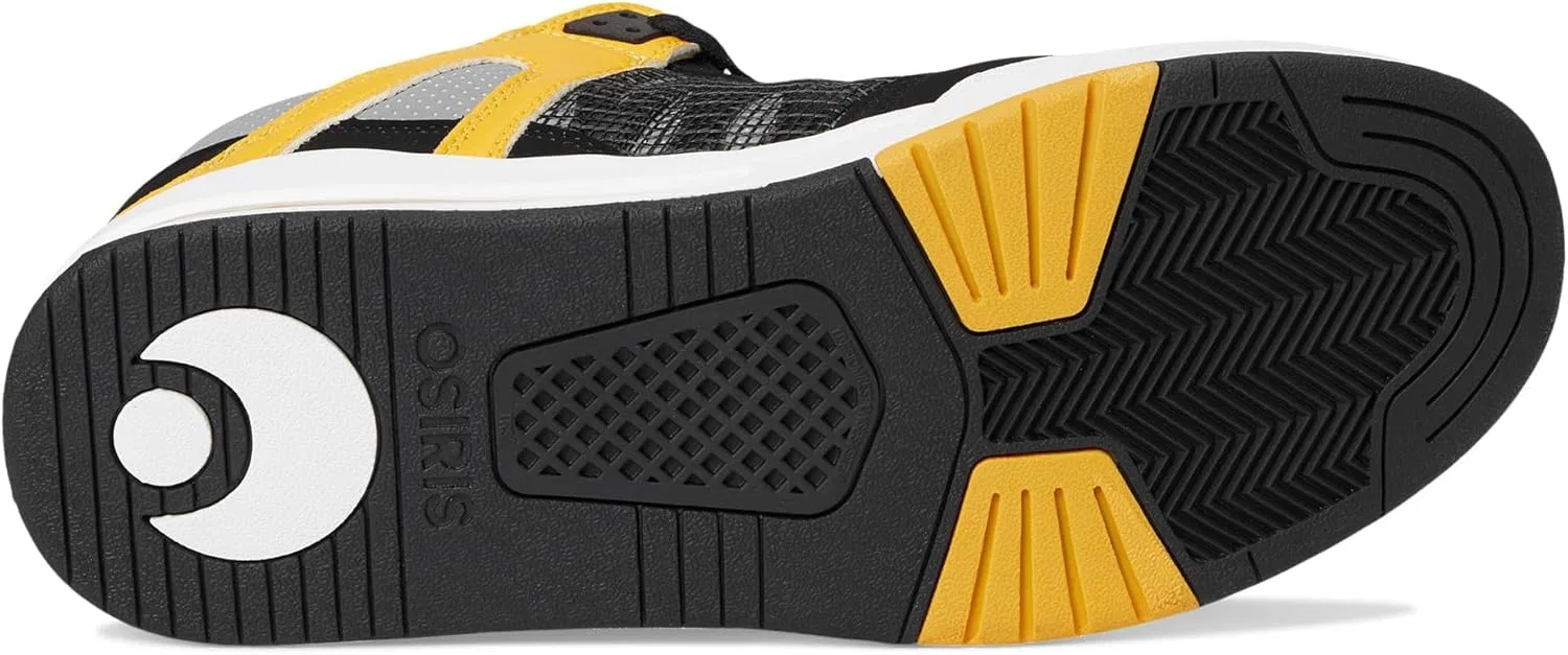 Кроссовки Osiris Pixel Trainers, Black/Anthracite/Yellow — фото 3