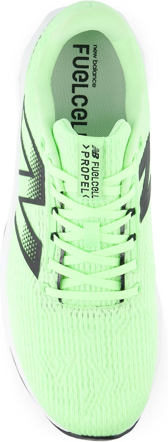Мужские кроссовки New Balance FuelCell Propel V5, белый/черный/мятный — фото 4