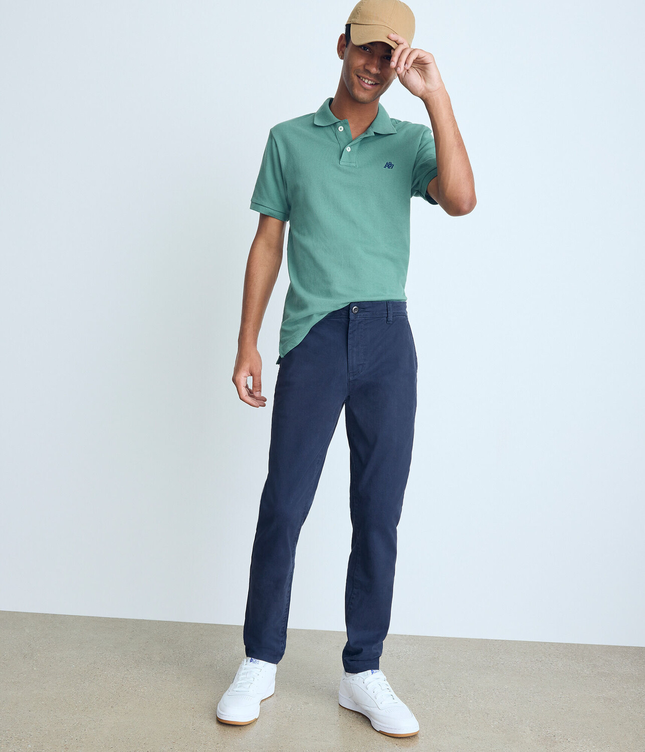 

Узкие брюки чинос Aeropostale, синий