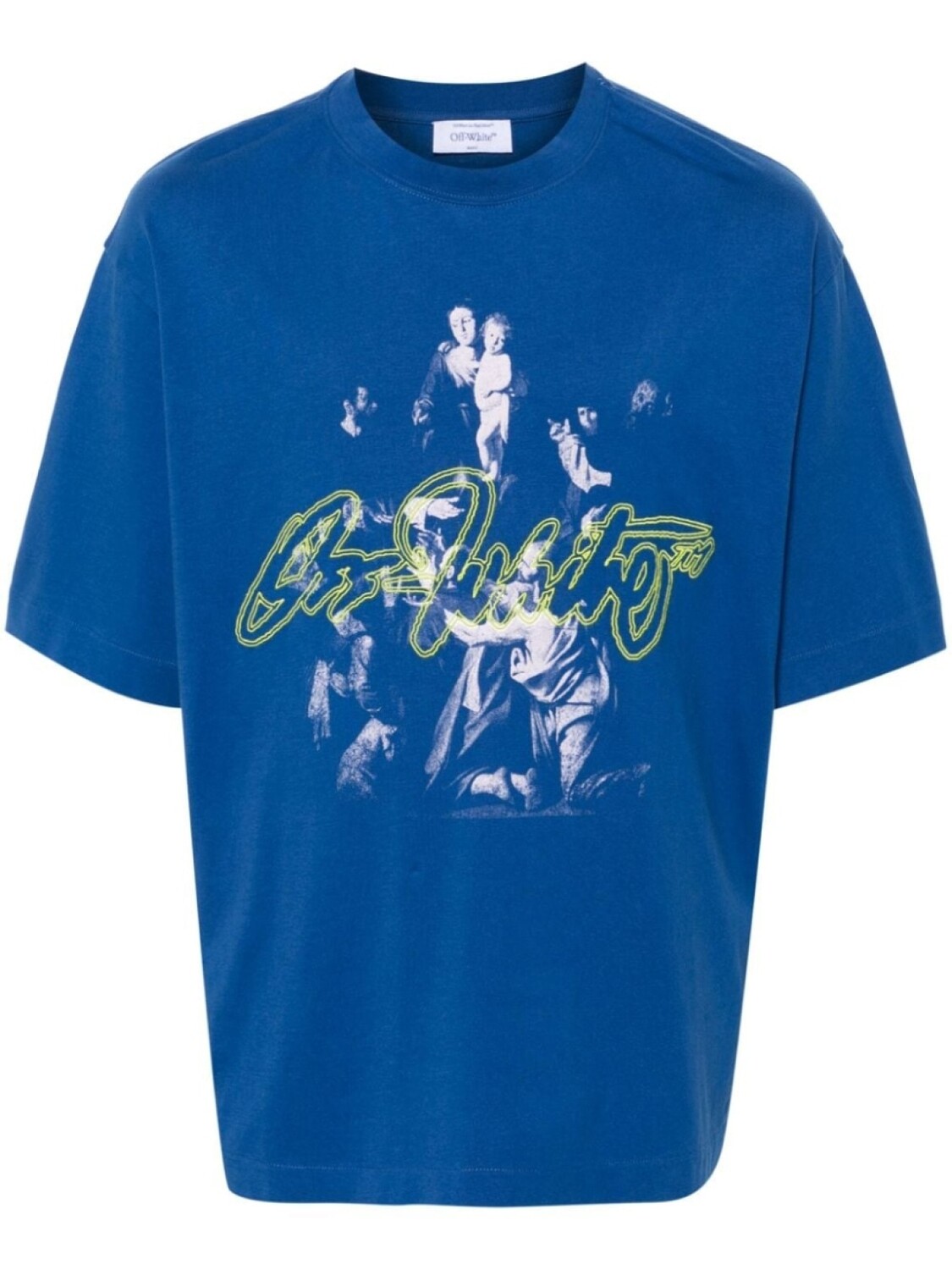 

Off-White футболка Script Mary, синий