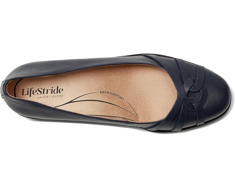 Туфли LifeStride Jorie Skimmers, цвет Lux Navy Faux Leather — фото 2