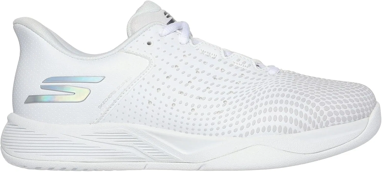 Кроссовки для корта Skechers Viper Court Reload Hands Free Slip-Ins, белый с белой отделкой — фото 2