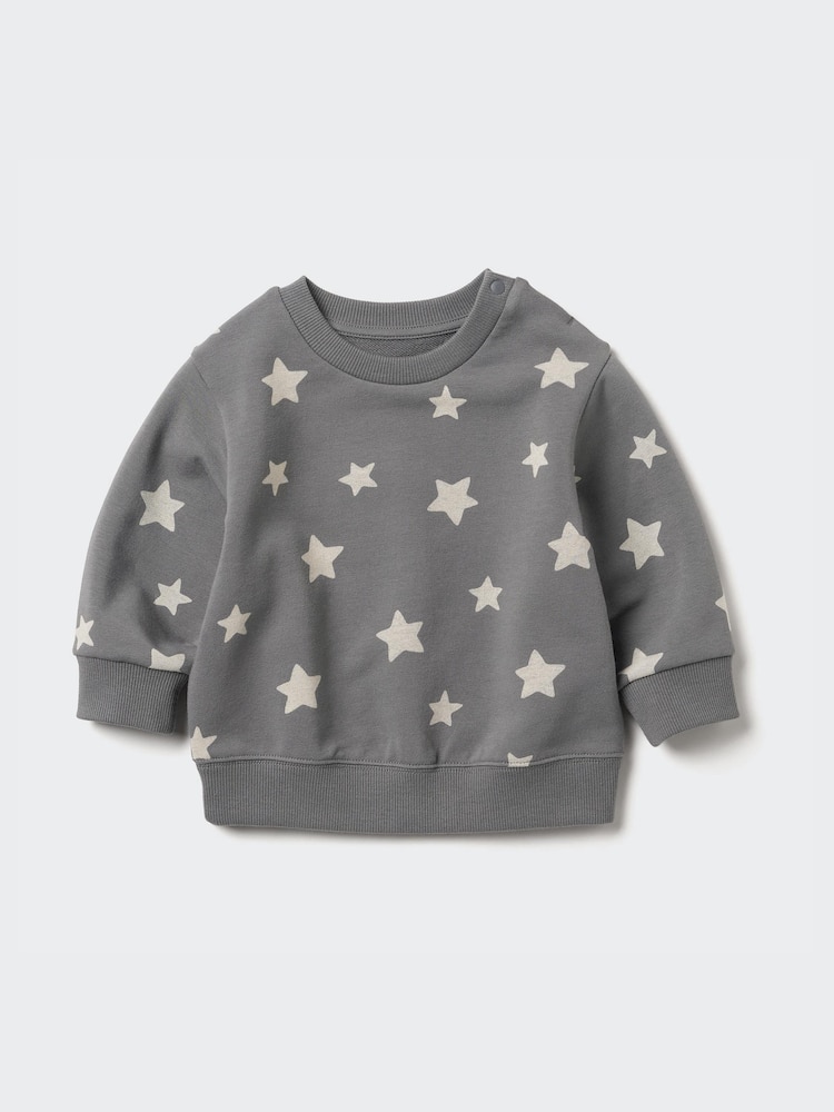 

Толстовка для малышей с рисунком Uniqlo, цвет 07 серый