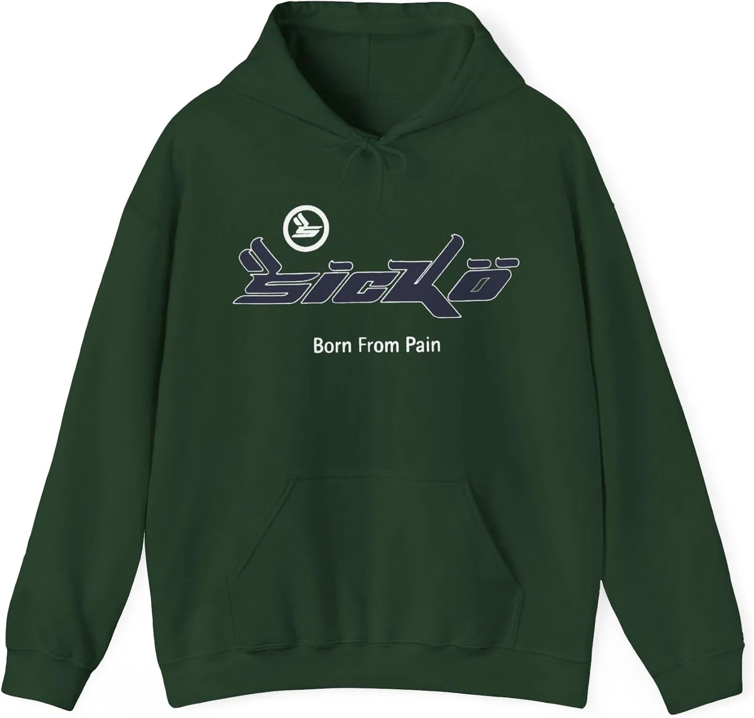 GENERIC Толстовки и размеры Sicko Born From Pain, Forest Green