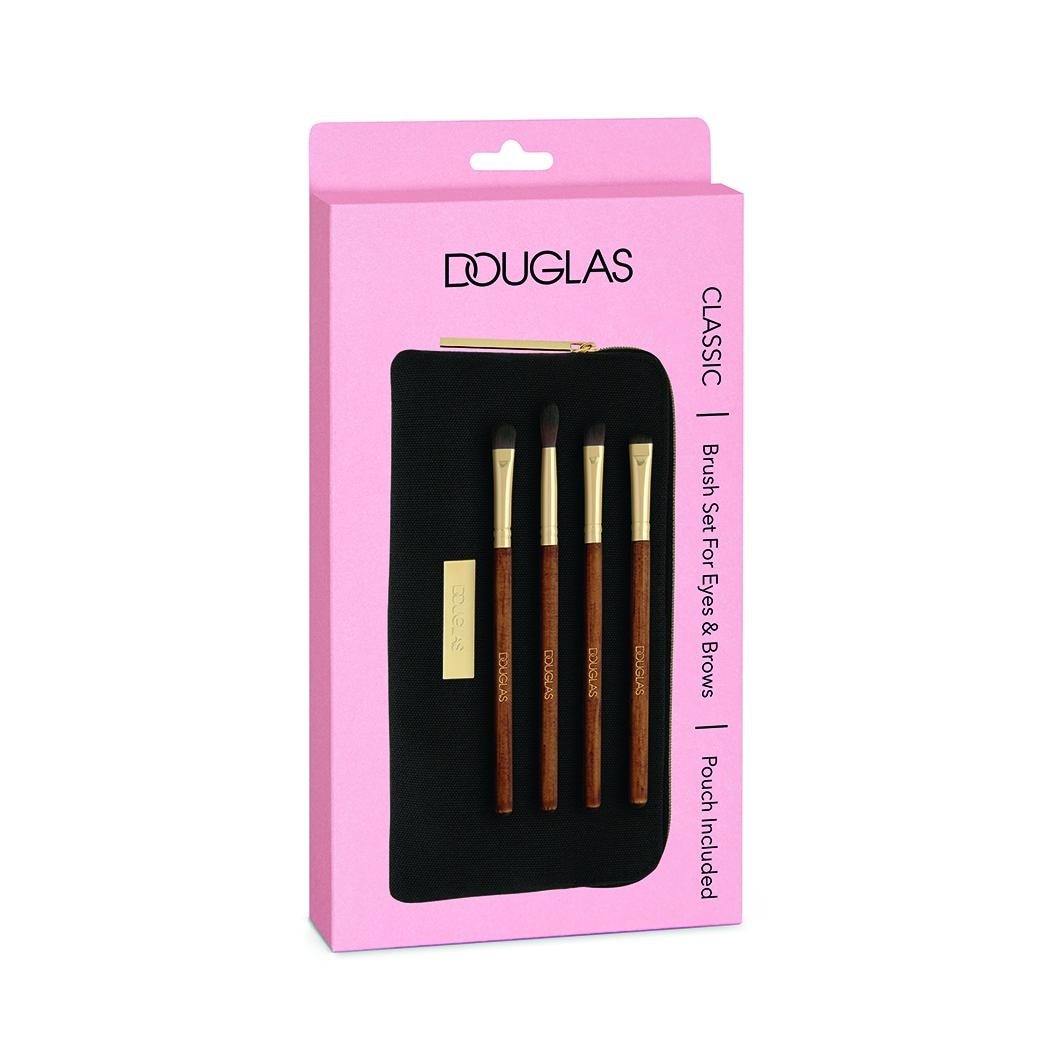 Набор кистей accessoires brush set for eyes & brows Douglas Collection, количество 1 шт. — фото 2