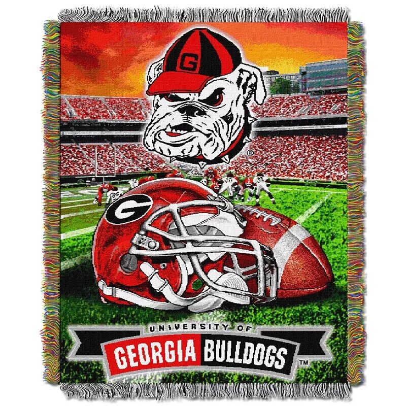 

Тканый плед Northwest Georgia Bulldogs размером 48 x 60 дюймов
