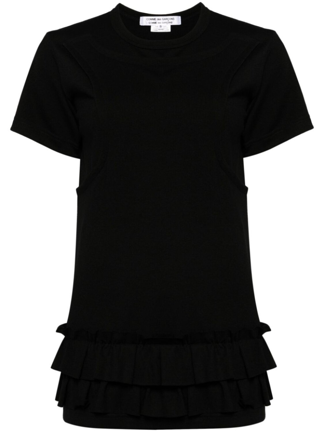 

Comme Des Garçons Comme Des Garçons футболка из джерси со сборками, черный