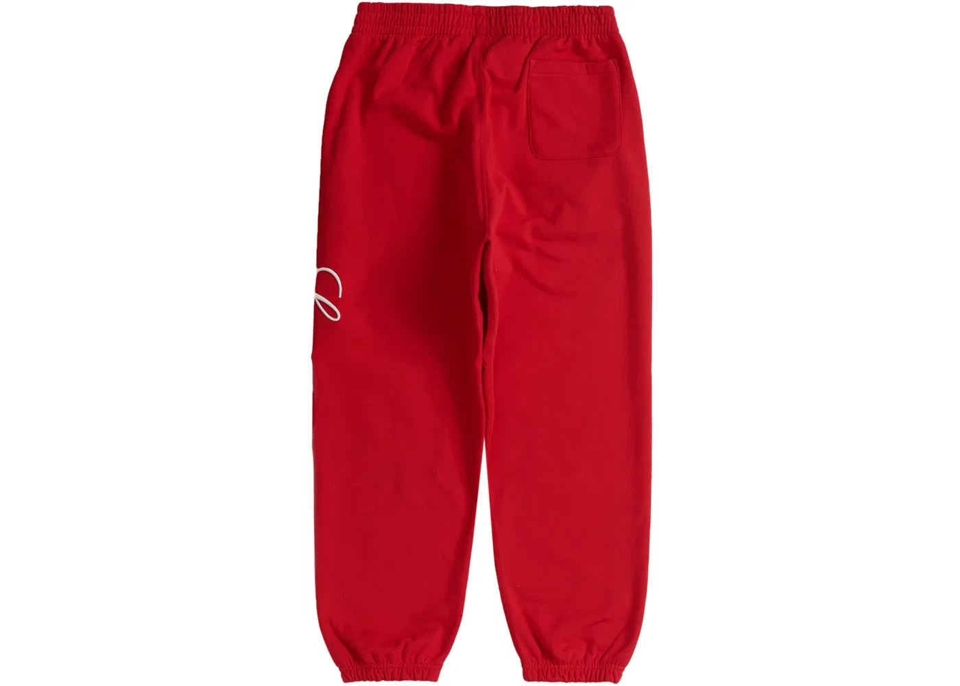 Мужские спортивные штаны с принтом Supreme Sweatpant Red — фото 2