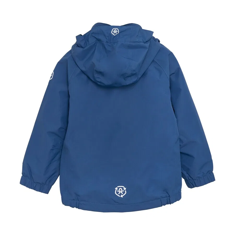 Детская спортивная куртка COLOR KIDS Performance Jacket 'Shell' синего цвета — фото 3