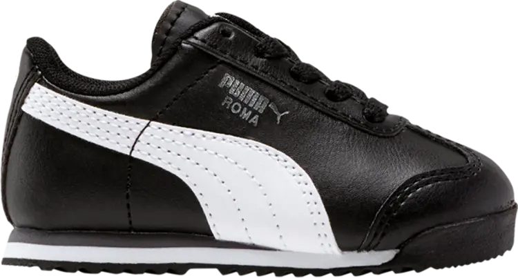 

Кроссовки Puma Roma Basic Infant Black White, черный