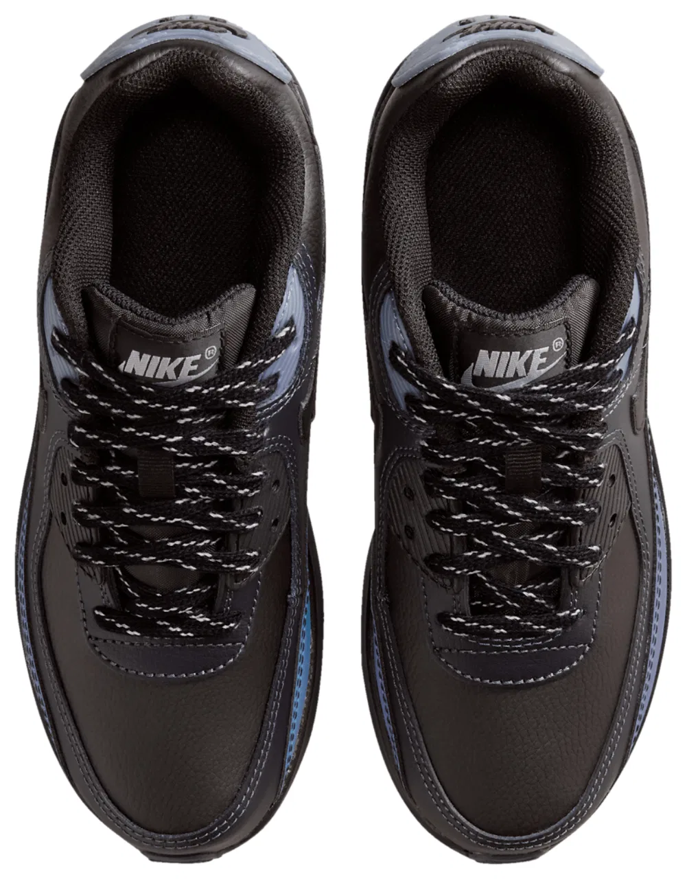 Кроссовки для мальчиков Air Max 90 SE Nike, цвет Black/Black/Dk Smoke Grey — фото 4