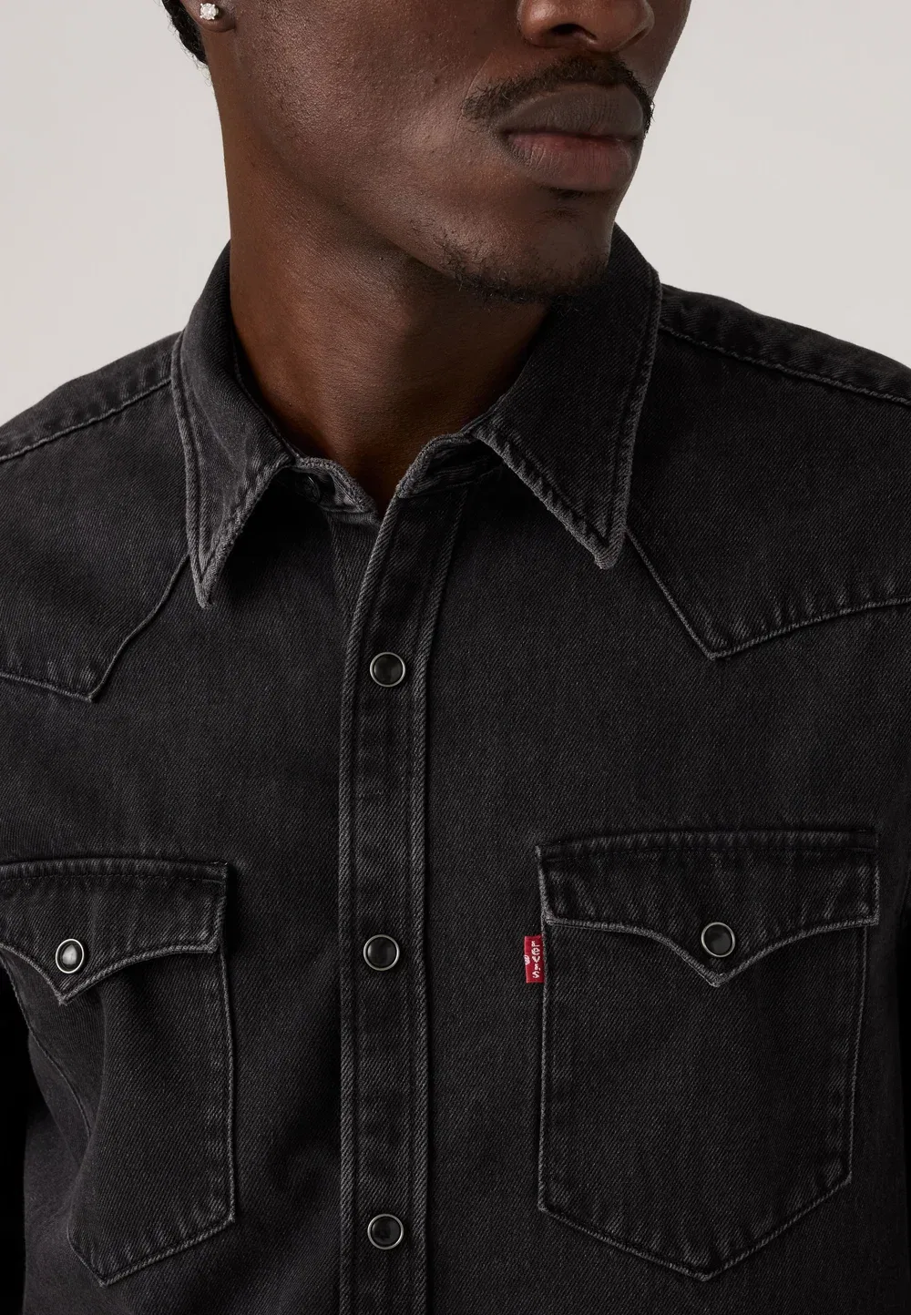 Рубашка Barstow Western Standard Levi'S, Thermodapt Black — фото 4