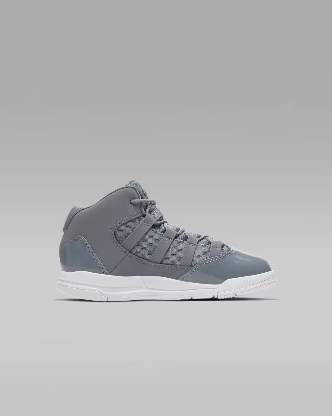 Детские кроссовки Jordan Max Aura, Cool Grey/White/Clear/Black — фото 3