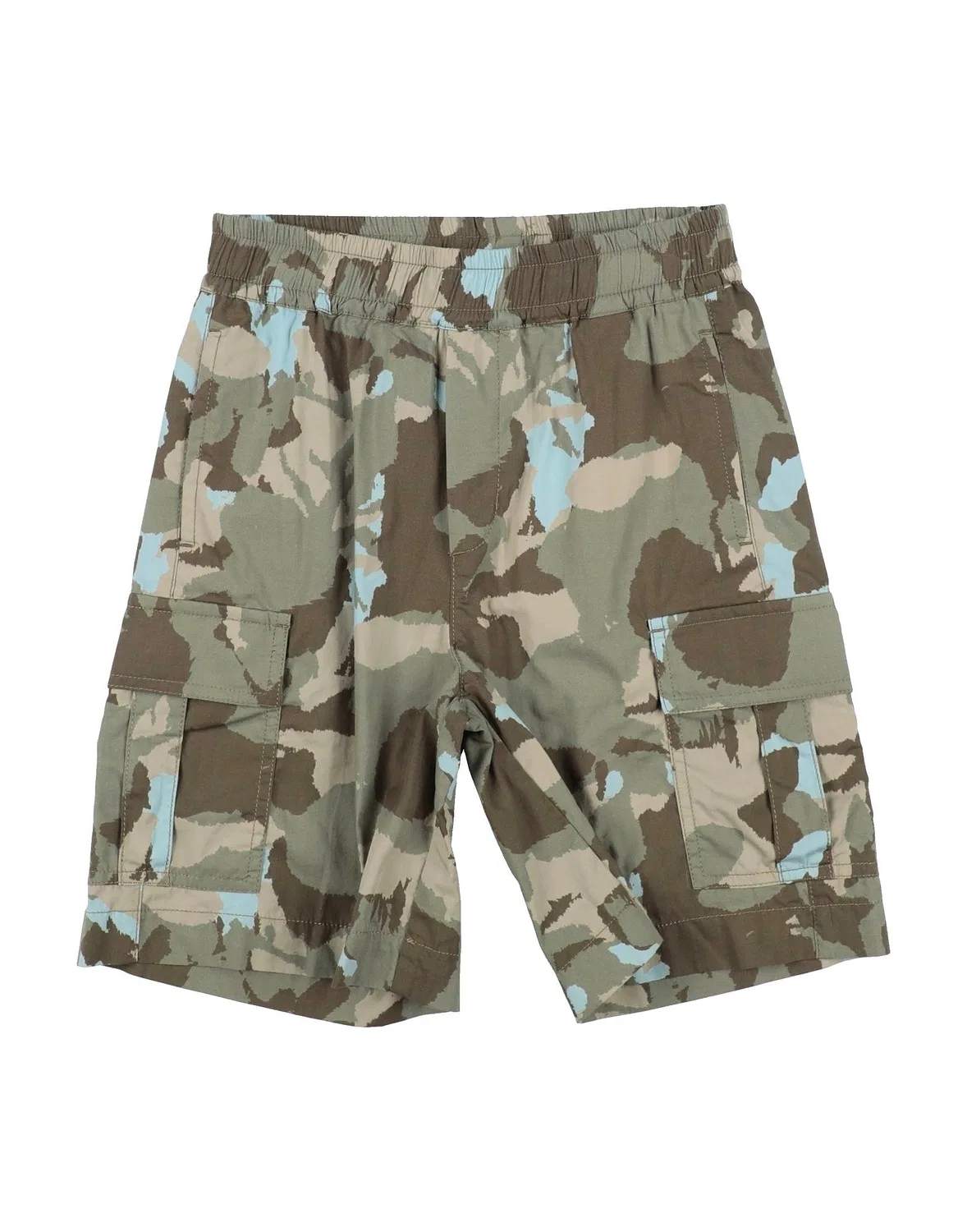 Детские шорты карго Military Green Aspesi, темно-зеленый