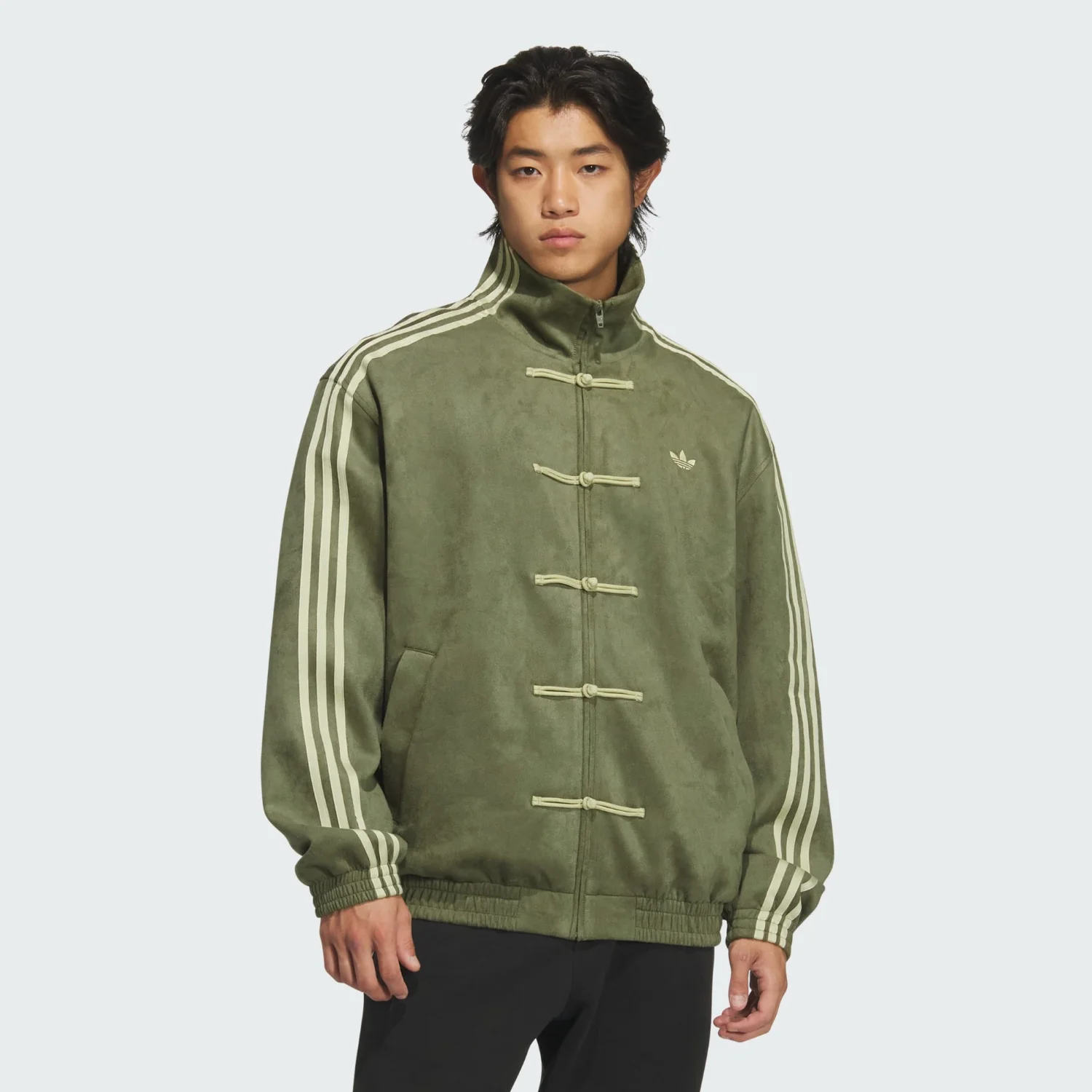 Куртка Adidas Originals Chinese New Year, темно-оливково-зеленый