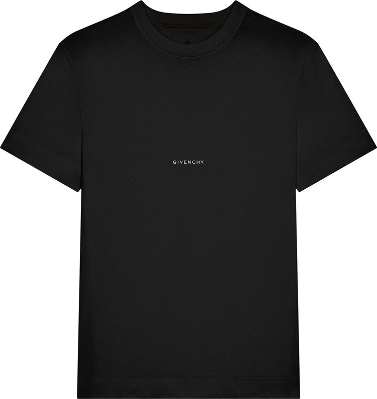 

Футболка Givenchy Classic Fit Logo T-Shirt 'Black', черный