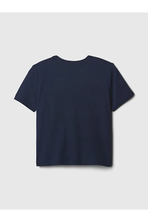 Детская футболка для мальчиков с принтом Graphic T-Shirt Gap, Navy Blue — фото 2