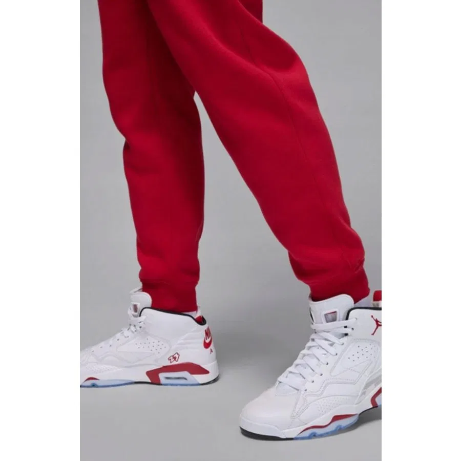 Спортивные брюки с флисовой подкладкой Jordan Fleece Jumpman Nike, Красный — фото 3