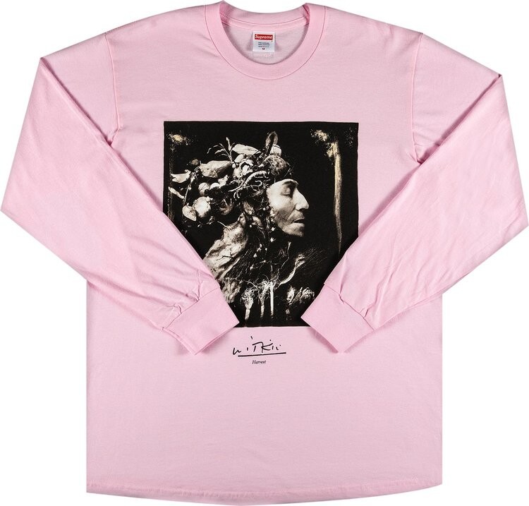 

Лонгслив Supreme x Joel-Peter Witkin Harvest Long-Sleeve Tee 'Light Pink', розовый