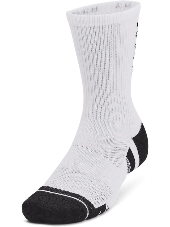 

Носки Ua Perf Tech Nov 3Pk Crew Under Armour, белый