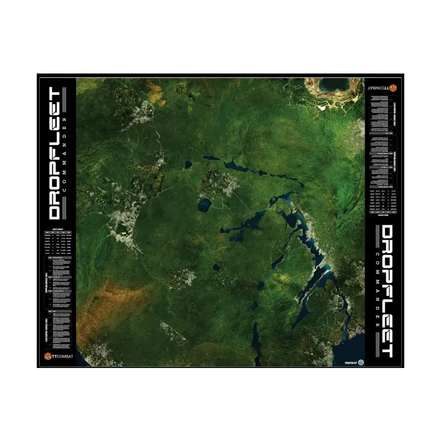 

Карта острова DropFleet Commander с игровой подсказкой, Gaming Mats (Mats by Mars)