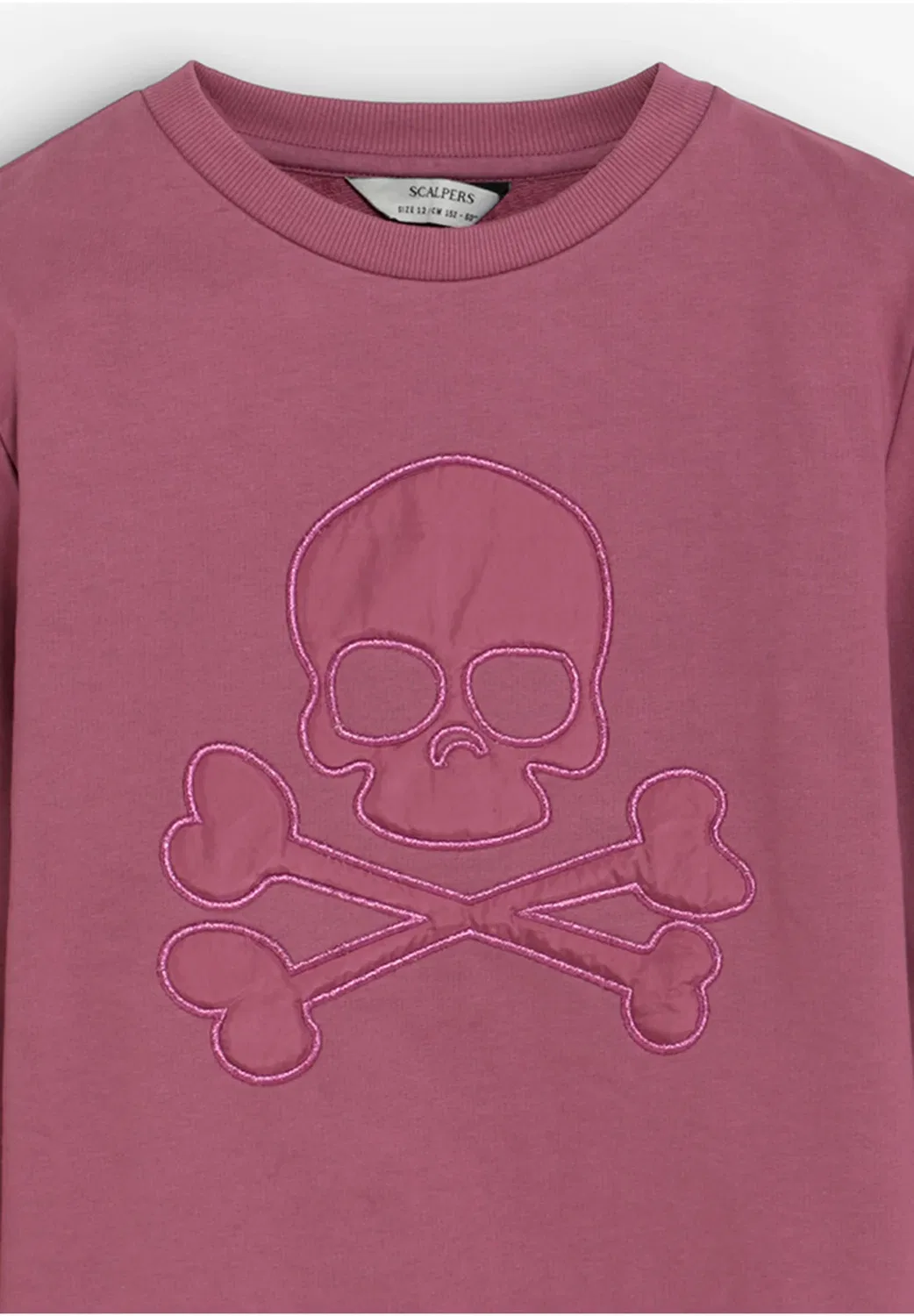 Толстовка Spcatch skull sw girls Scalpers, Mauve — фото 3