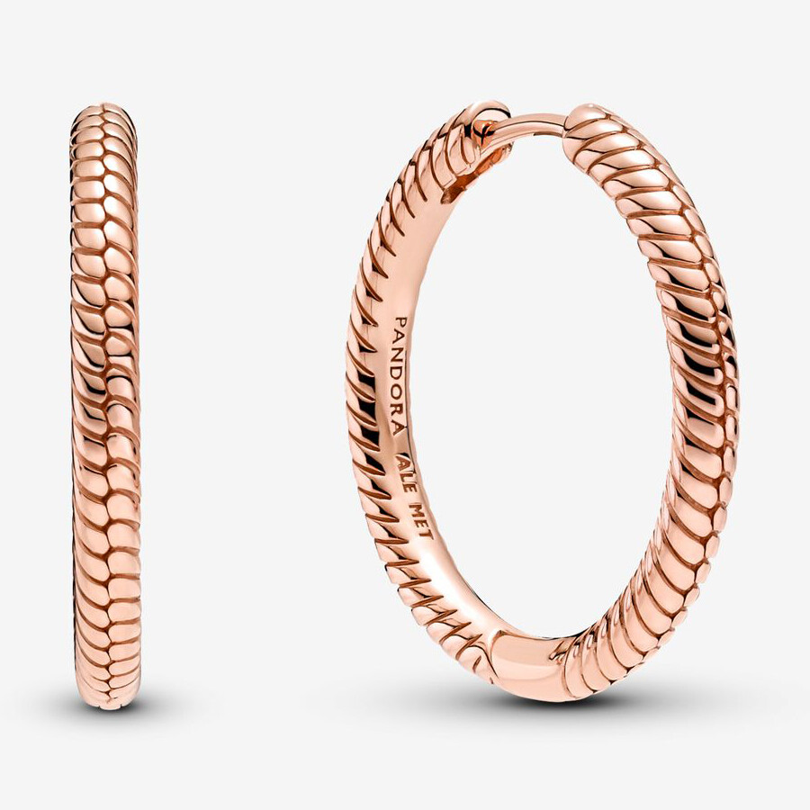 

Серьги Pandora Moments Charm, розовое золото