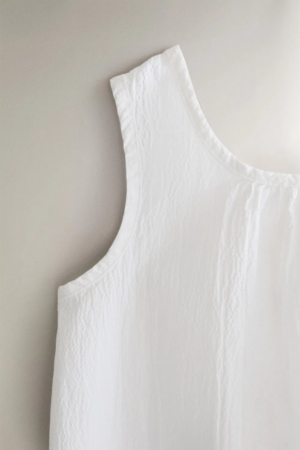 Детская простая ночная рубашка ZARA, Oyster-white — фото 3