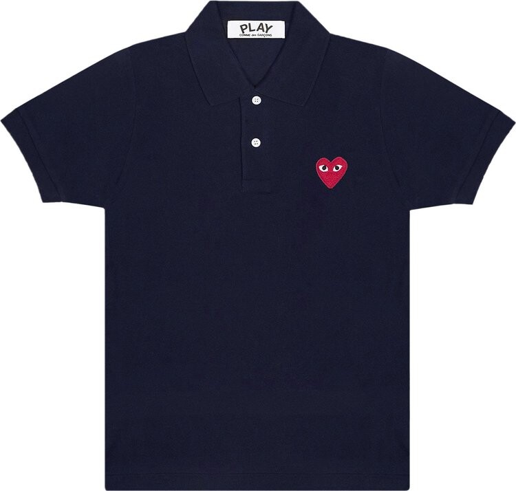 

Рубашка Comme des Garçons PLAY Heart Polo 'Navy', синий