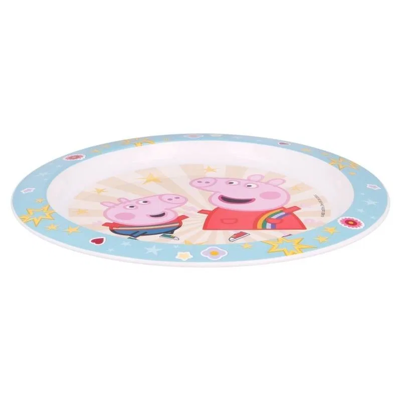 Детская тарелка десертная с принтом Peppa Pig, 22 см Swinka Peppa — фото 2