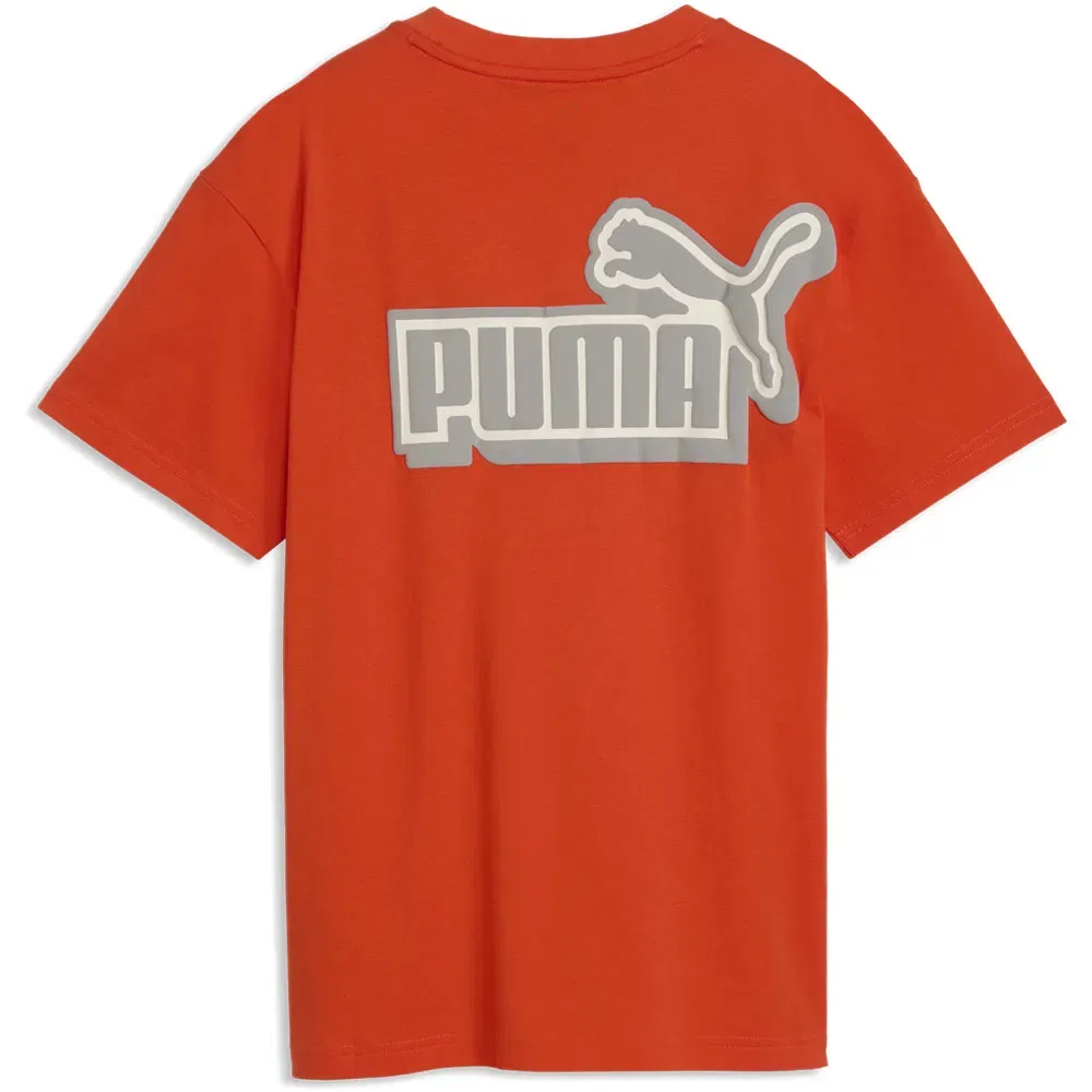 Футболка с коротким рукавом Essential Logo Lab Relaxed Back Graphic Puma, оранжевый — фото 2
