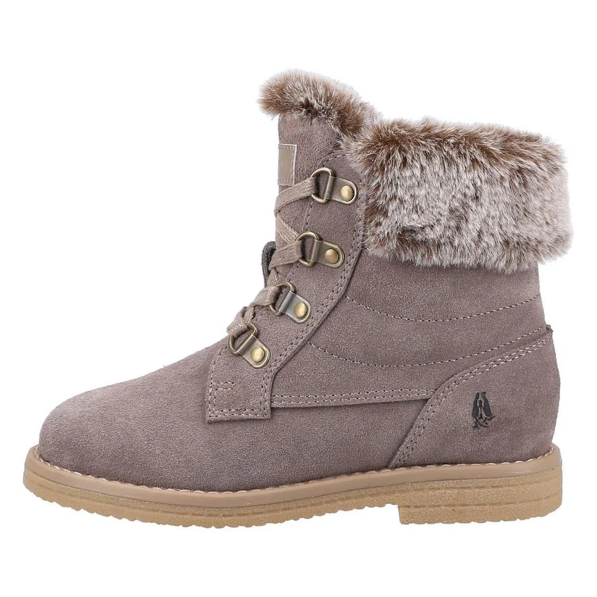 Детские ботинки для девочек с водонепроницаемым верхом Mini Florence Hush Puppies, Grey