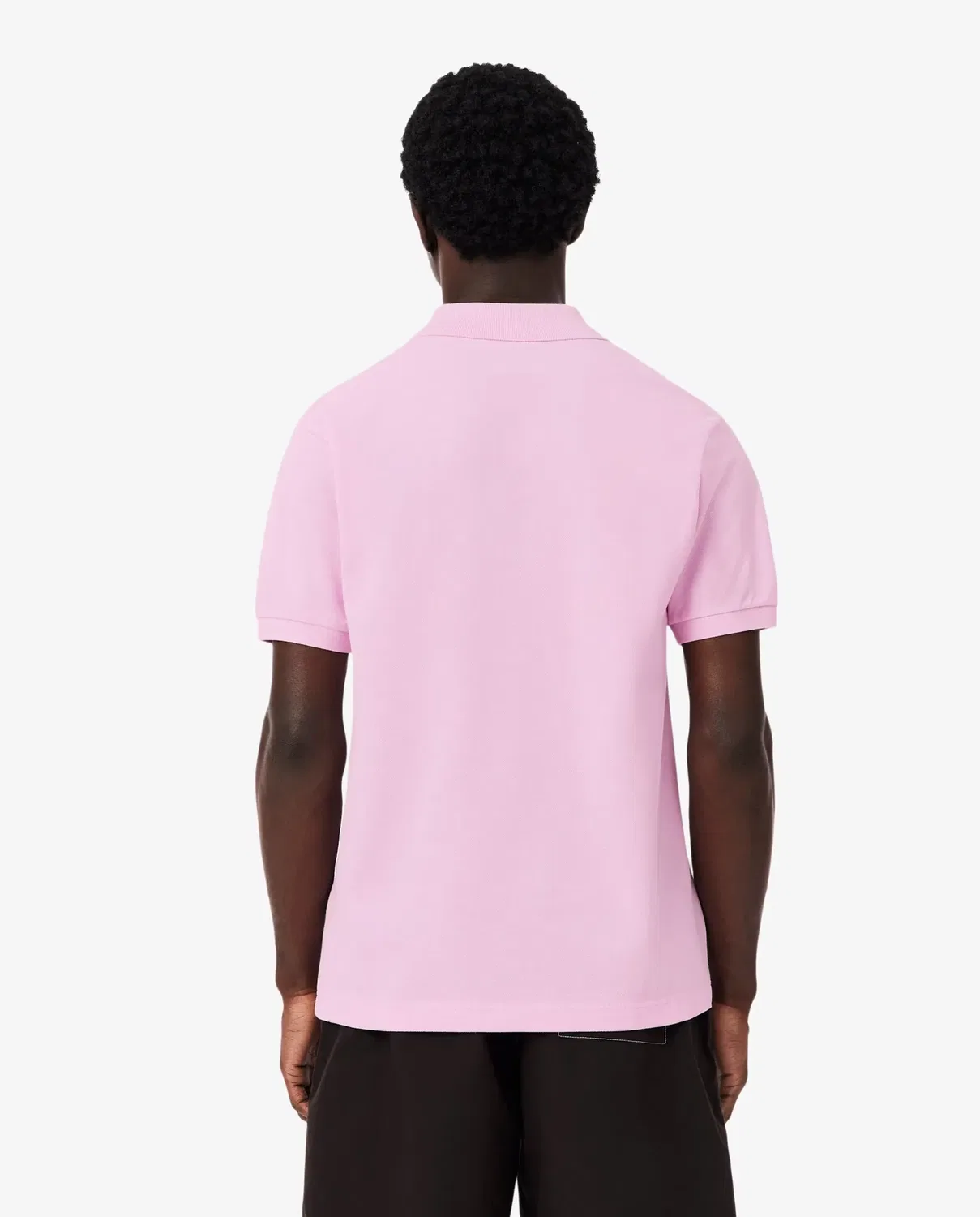 Мужское поло с коротким рукавом из пике Lacoste, Rosa — фото 2