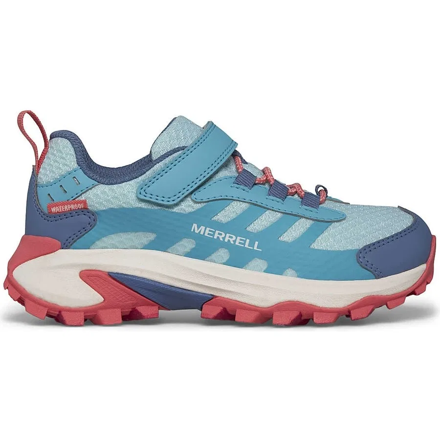Детские кроссовки для outdoor с мембраной Merrell Moab Speed 2 Wp, Разноцветный