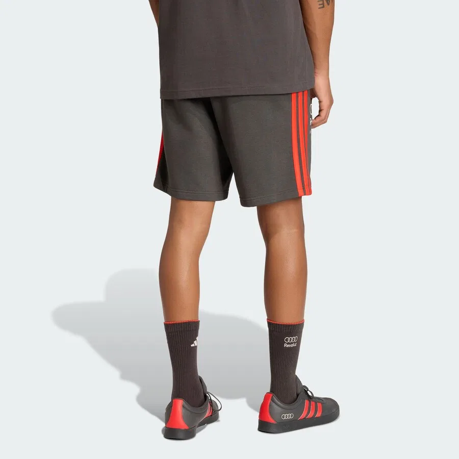 Спортивные шорты ADIDAS PERFORMANCE Regular Workout Pants 'AUDI REVOLUT F1 TEAM DNA SHORTS' черного цвета — фото 3