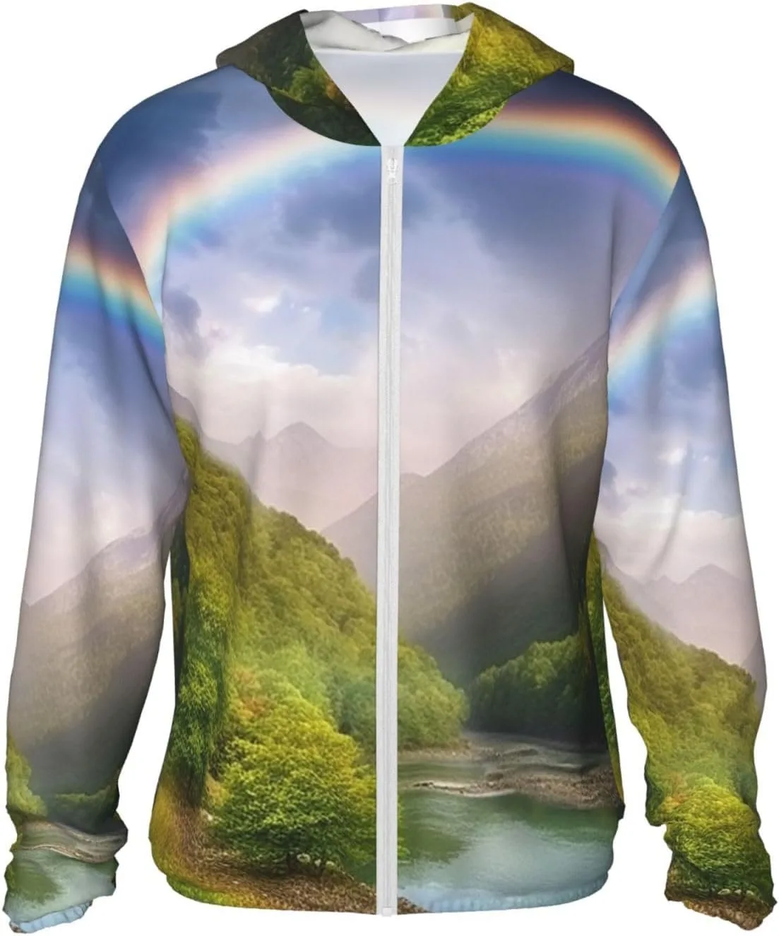 

Мужская куртка-толстовка с капюшоном UPF 50+ на молнии FHEBNDS