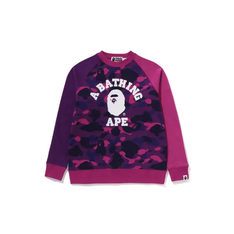 Детская толстовка с принтом FW24 Kids' A BATHING APE, Dark Blue NYX — фото 4