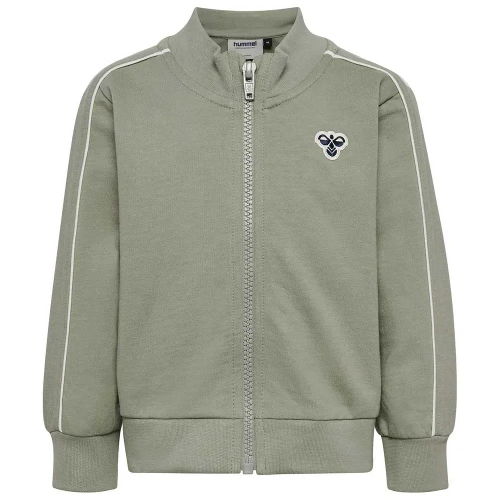 Детский спортивный костюм для девочек из органического хлопка Hummel Mini CO Regular, Green — фото 2