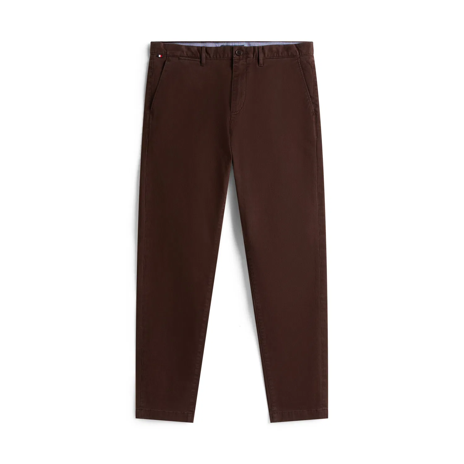 Мужские чиносы зауженные Tommy Hilfiger, Dark Brown — фото 4